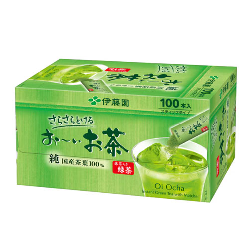 이토엔 오이오차 말차 함유 녹차 분말 스틱 0.8g x 100포