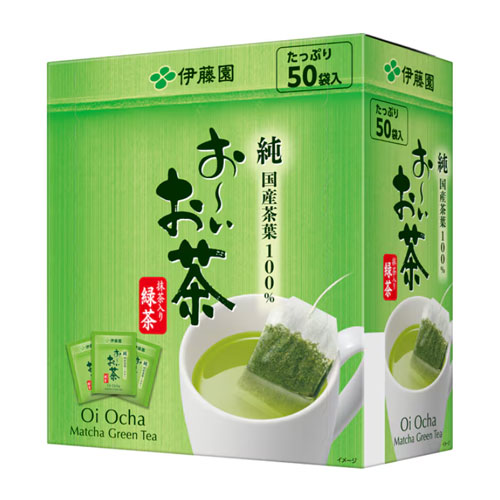 이토엔 오이오차 녹차 말차 함유 에코 티백 1.8g x 50개입