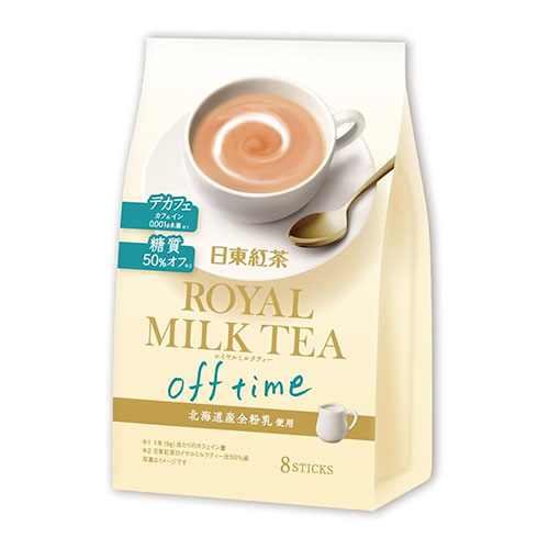 닛토홍차 로열밀크티 오프타임 당질 50% OFF 9g x 8개입