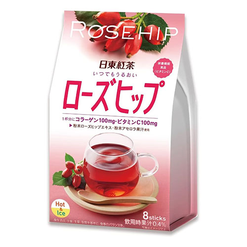 닛토홍차 이츠데모 우루오이 로즈힙 아세로라 스틱 11g x 8개입