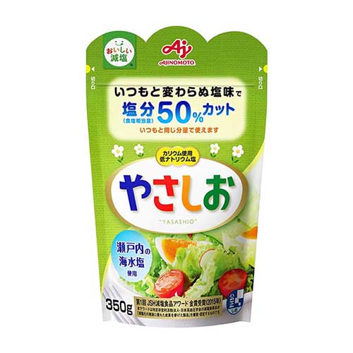 아지노모토 야사시오 저염 소금 350g