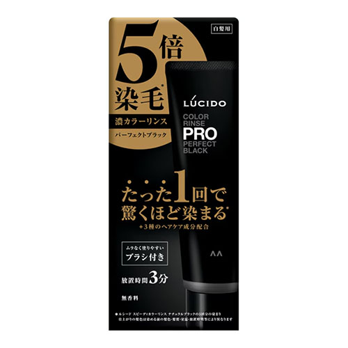 루시도 컬러 린스 PRO 퍼펙트 블랙 120g