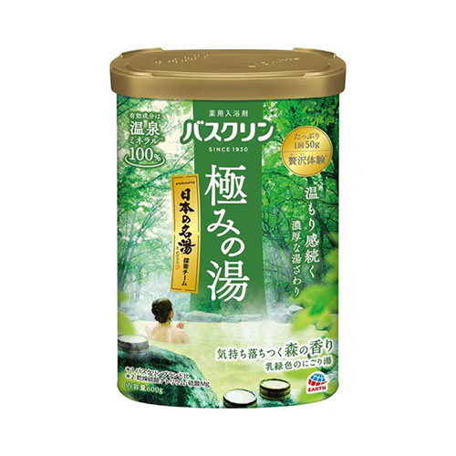 바스크린 극미의 탕 마음이 편안해지는 숲향기 분말 입욕제 600g
