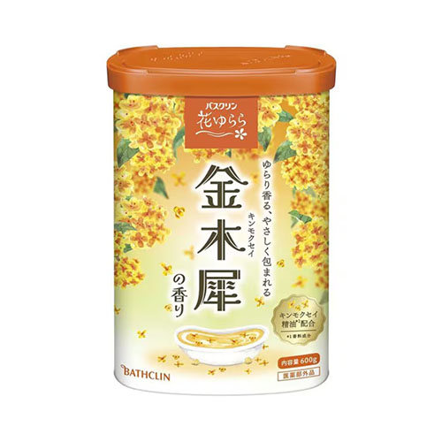 바스크린 하나유라라 금목서향 분말 입욕제 600g