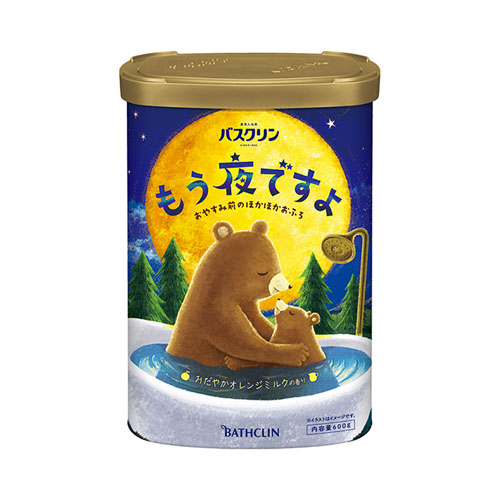 바스크린 이제 밤이에요 편안한 오렌지 밀크향 기능성 케어 입욕제 600g