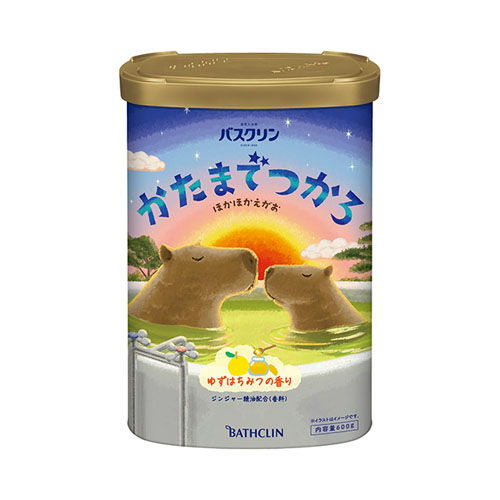 바스크린 어깨까지 푹 담가요 유자꿀 향 기능성 케어 입욕제 600g