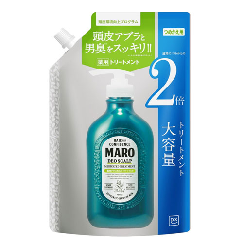 MARO 마로 데오 스칼프트리트먼트 대용량 리필 800ml 그린민트향