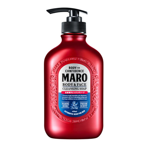 MARO 마로 올인원 전신바디워시 450ml 허브시트러스향 남성용 올인원바디워시