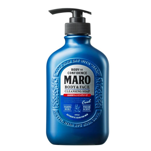 MARO 마로 쿨 올인원 전신바디워시 450ml 허브시트러스향 남성용 올인원바디워시