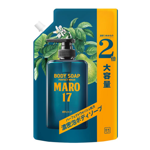 마로17 MARO17 맨즈 퍼펙트 바디워시 대용량 리필800ml (베르가못 & 레몬 향)