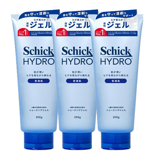 쉬크 Schick  하이드로 일반피부용 쉐이빙젤 200g x 3개세트