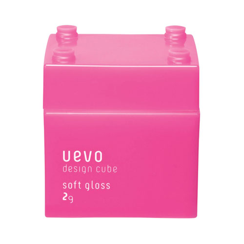 우에보 UEVO 디자인큐브 소프트 글로스 헤어왁스 80g 세팅력2 질감9 윤기스타일링