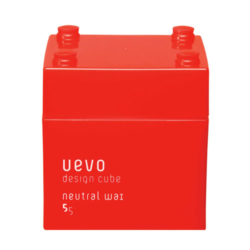 우에보 UEVO 디자인큐브 뉴트럴왁스 내추럴세팅 80g  세팅력5 질감5