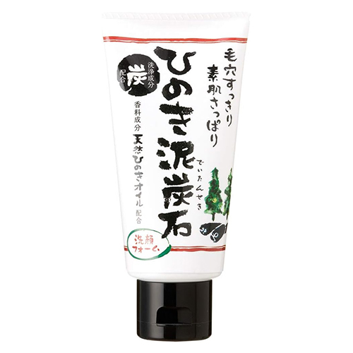 히노키 온천 니탄세키 숯·머드 모공 케어 세안 폼 120g