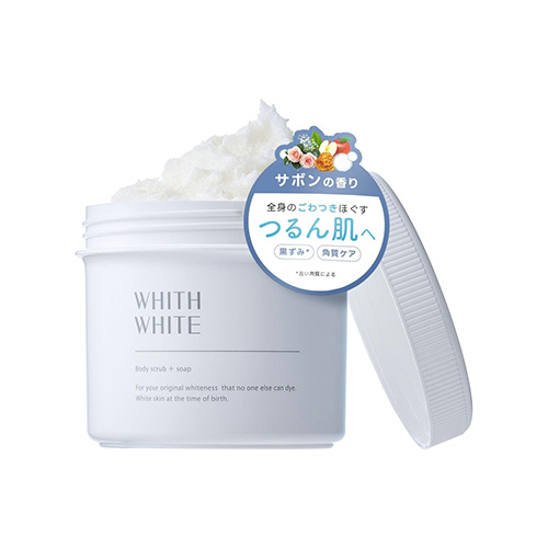 휘스 화이트 고보습 바디 스크럽 & 바디 워시 사봉 향 500g
