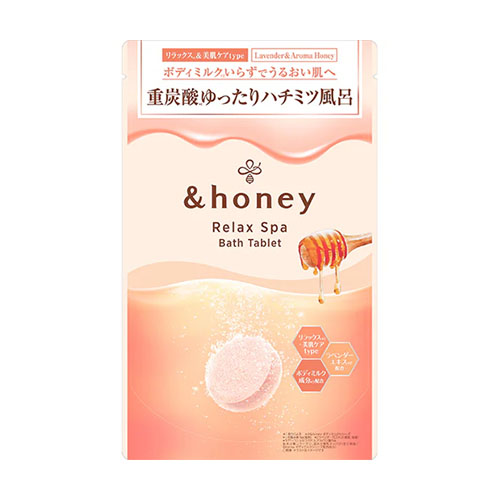 &honey 앤드허니 릴랙스 스파 바스 태블릿 라벤더 아로마 허니향 40gx6개입