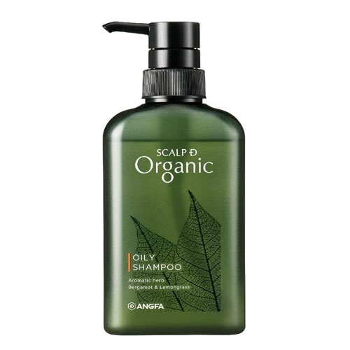 ANGFA 스칼프D 오가닉 남성용 샴푸 오일리 지성 두피용 350mL