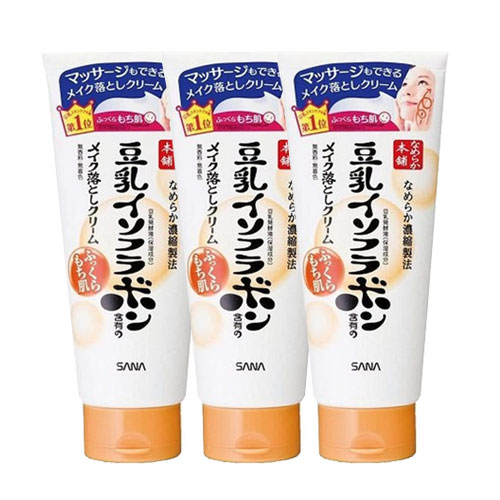 사나 나메라카혼포 메이크업 리무버 크림 NA 180g x 3개세트
