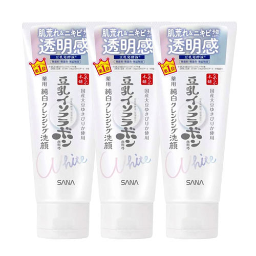 사나 나메라카혼포 집중 케어 클렌징 세안 N 150g 3개세트