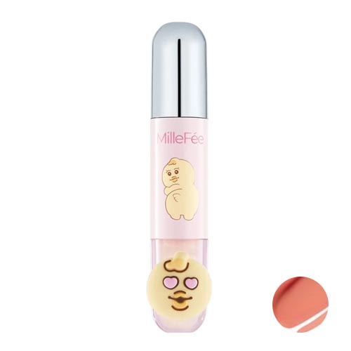 밀퓌 MilleFee 오판츄우사기 & 응포챠무 아이돌 2in1 립 틴트 P10 키미마로 봐 결국 밀크티잖아