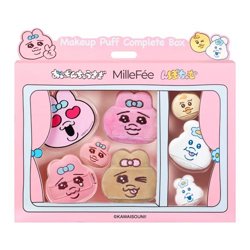 밀퓌 MilleFee 오판츄우사기 & 응포챠무 아이돌 메이크업 퍼프 세트 