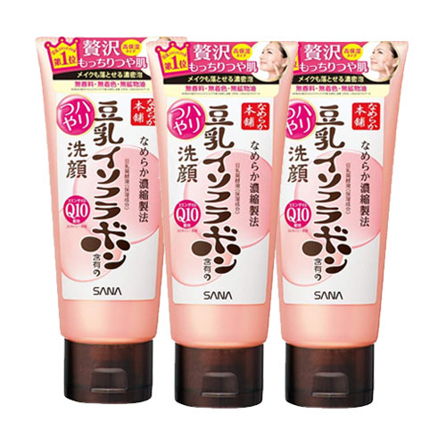 사나 나메라카혼포 탄력 윤기 클렌징 세안 N 150g 3개세트
