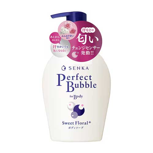 파인투데이 센카 퍼펙트 버블 포 바디 스위트 플로럴 500ml [액상형 바디 세정제]