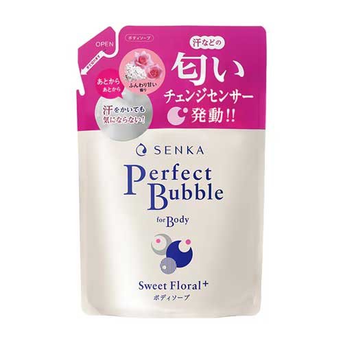 파인투데이 센카 퍼펙트 버블 포 바디 스위트 플로럴 리필 350ml