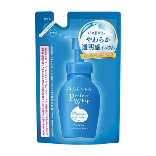 파인투데이 센카 퍼펙트 휩 스피디 리필 130ml 거품형 세안제