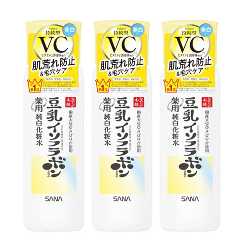 사나 나메라카혼포 두유이소플라본 퓨어 화이트스킨 150mL 3개세트