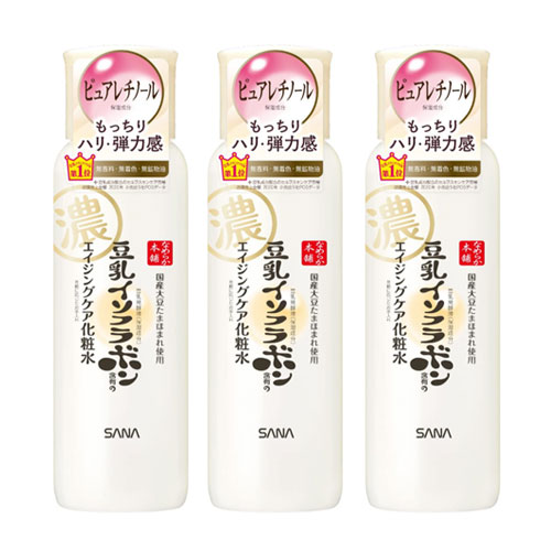 사나 나메라카혼포 두유 이소플라본 링클 스킨 N 200mL 3개세트