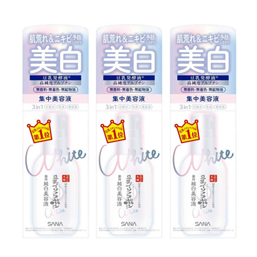 사나 나메라카혼포 두유이소플라본 화이트닝 세럼 100mL 3개세트