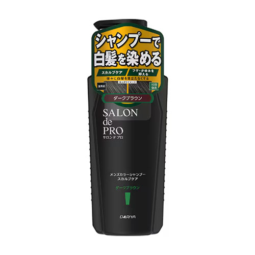 살롱드프로 맨즈 컬러 샴푸 스칼프 케어 다크 브라운 250ml 남성용 새치 컬러 샴푸