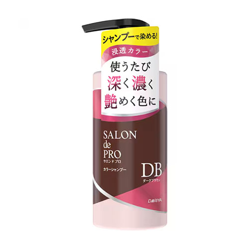 살롱드프로 컬러 샴푸 다크 브라운 300ml 새치용 컬러 샴푸