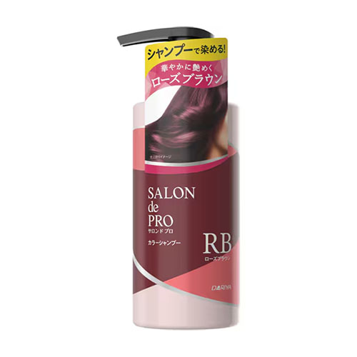 살롱드프로 컬러 샴푸 로즈 브라운 300ml 새치용 컬러 샴푸