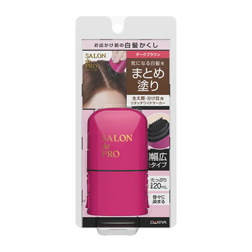 살롱드프로 리터치 와이드 마커 다크 브라운 20ml 새치 커버