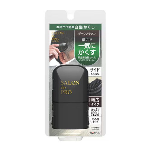 살롱드프로 맨즈 와이드 마커 다크 브라운 20ml 남성용 새치 커버