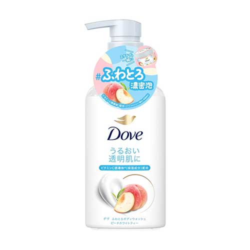 도브 DOVE 부드럽고 크리미한 바디 워시 피치 화이트티 펌프형 450g
