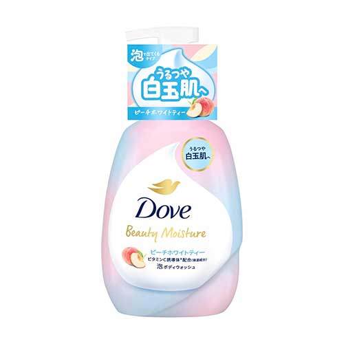 도브 DOVE 뷰티 모이스처 거품 바디 워시 피치 화이트티 펌프형 540g