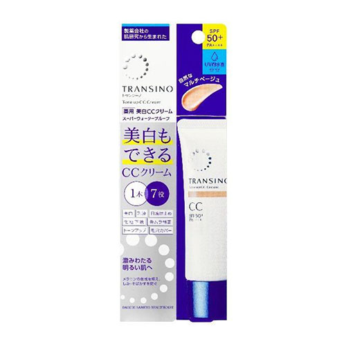 트란시노 TRANSINOUV 기능성 케어 톤업 CC 크림 멀티 베이지 30g