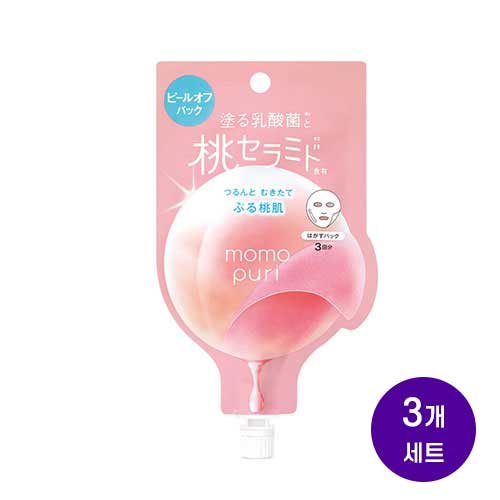 BCL momopuri 모모푸리 프레시 필 오프 팩 20mLx3개세트