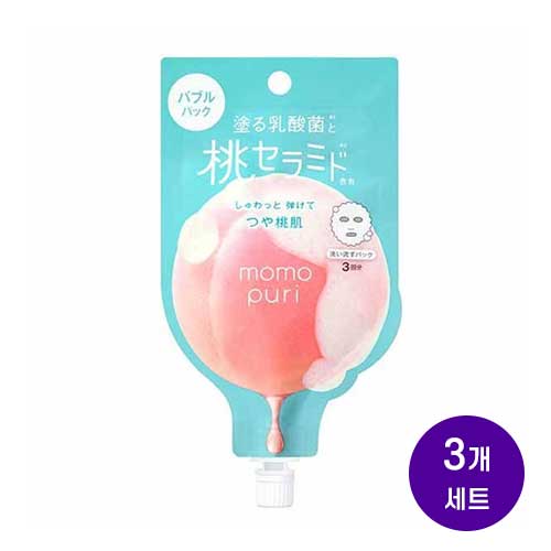 BCL momopuri 모모푸리 프레시 버블 팩 20gx3개세트
