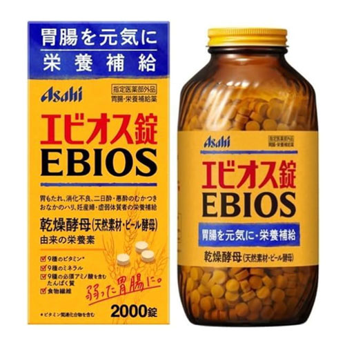 아사히 EBIOS 에비오스 2000정 