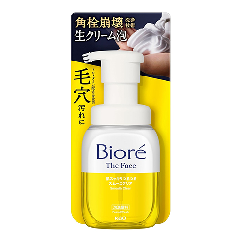 비오레 더 페이스 스무스 클리어 폼 클렌저 본품 200ml (모공 케어 피부용) 