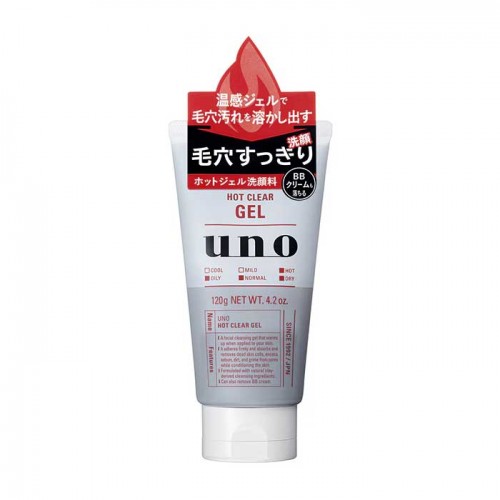 우노 UNO 핫 클리어 클렌징 젤 120g 모공 피지 케어