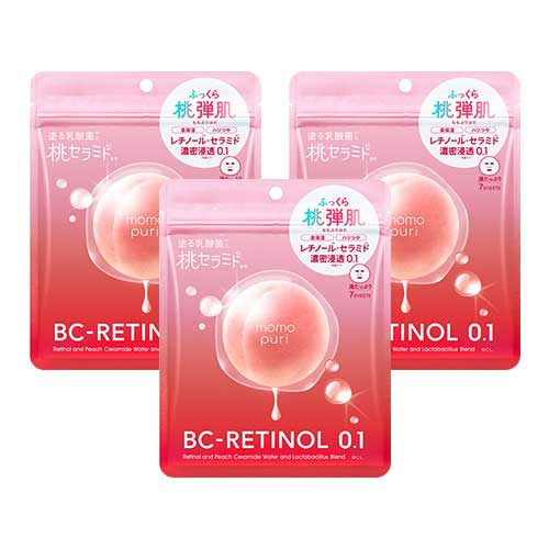 BCL momopuri 모모푸리 촉촉 베리어 세럼 마스크 RC 7매x3개세트