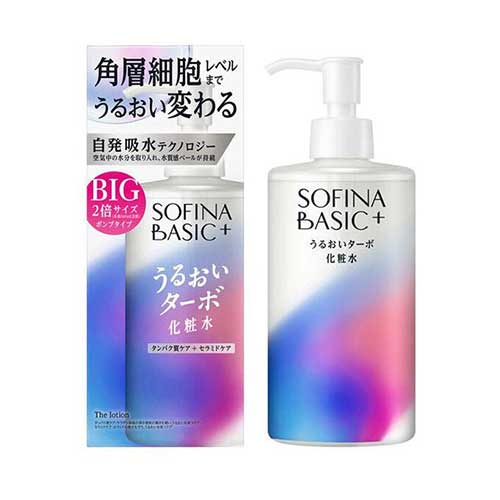 소피나 베이직 플러스 SOFINA BASIC+ 수분 터보 스킨 BIG 펌프 타입 320ml
