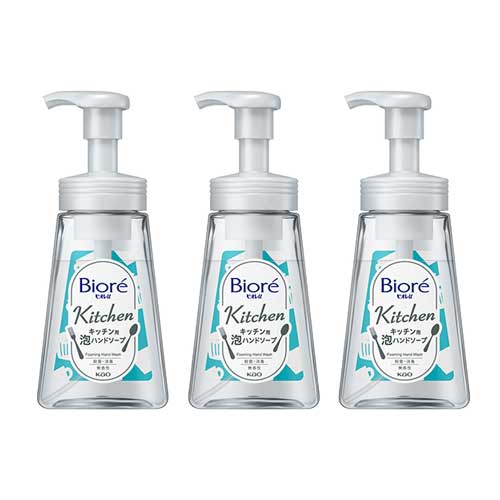 비오레U 주방용 거품 핸드워시 펌프 240ml x3개세트