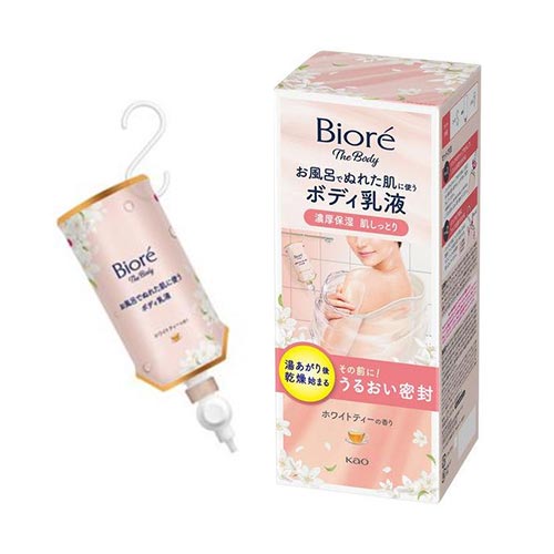 비오레u 더바디 젖은 피부에 사용하는 바디밀크 촉촉 화이트티 285ml 화이트티 향