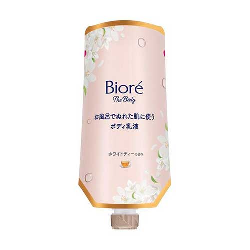 비오레u 더바디 젖은 피부에 사용하는 바디밀크 촉촉 화이트티 리필 285ml